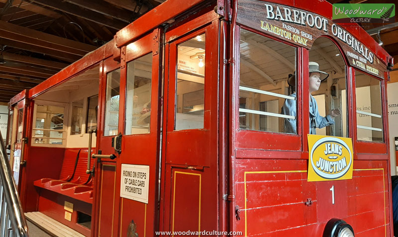 Old Red Wellington Cable Car at the Cable Car Museum in Wellington, New Zealand - Woodward Culture Travel Guide