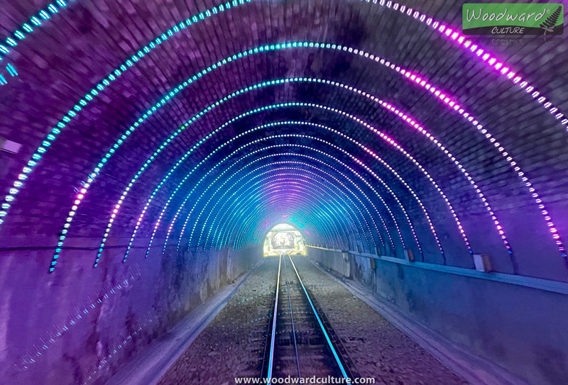 Wellington Cable Car Tunnel Light Show - Wellington New Zealand - Woodward Culture Travel Guide