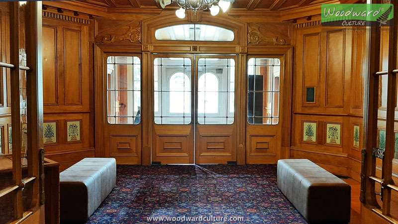 Entrance to the Old Government Buildings, Wellington, New Zealand - Woodward Culture