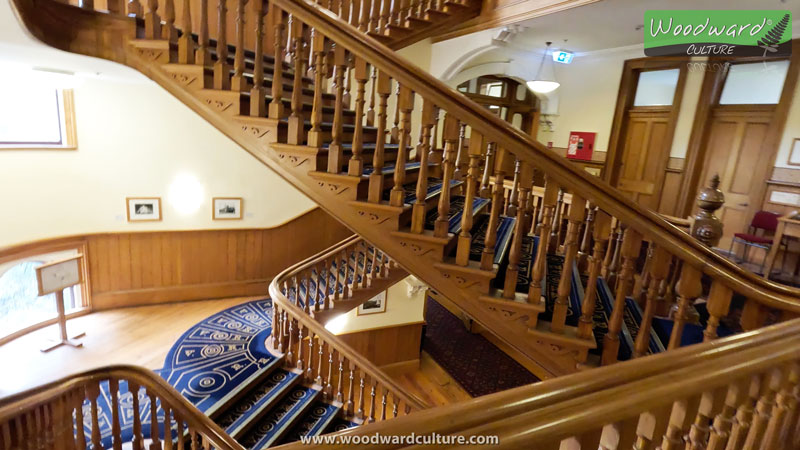 Hanging Staircases at Old Government Buildings, Wellington, New Zealand - Woodward Culture