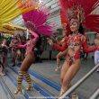 Samba dancers from Samba Passion at the Auckland Latin Fiesta - Woodward Culture