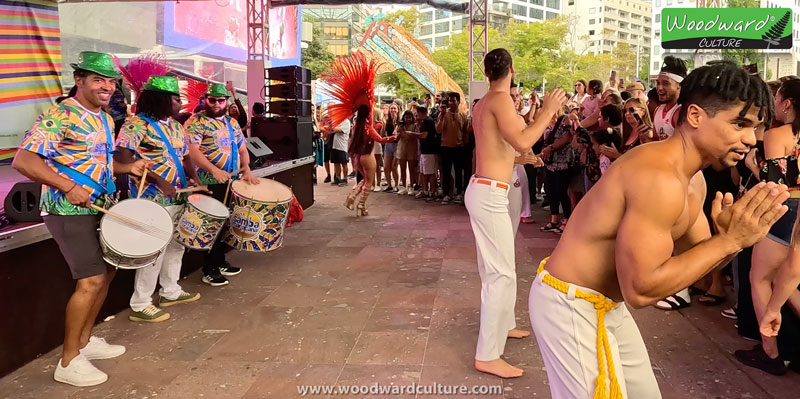 Brazilian Music and Dance with Samba Maracana and Maculele Capoeira at the Auckland Latin Fiesta, New Zealand - Woodward Culture