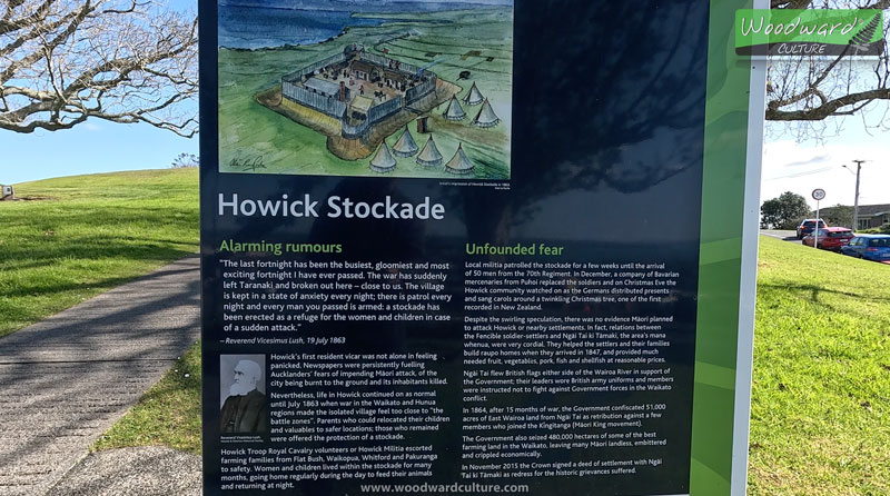 History of Stockade Hill in Howick, Auckland, New Zealand - Woodward Culture