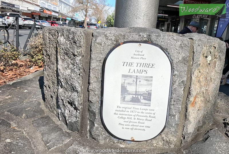 The Three Lamps - Historic place in Ponsonby - Auckland, New Zealand - Woodward Culture