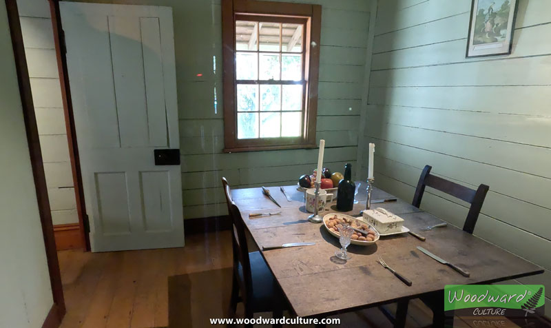 Acacia Cottage Dining Room - Cornwall Park, Auckland, New Zealand - Woodward Culture