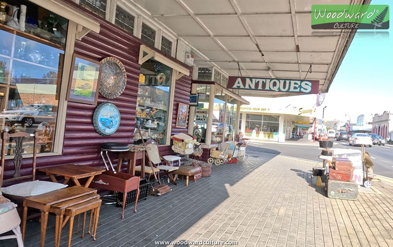 Antiques Store in Paeroa, New Zealand - Woodward Culture