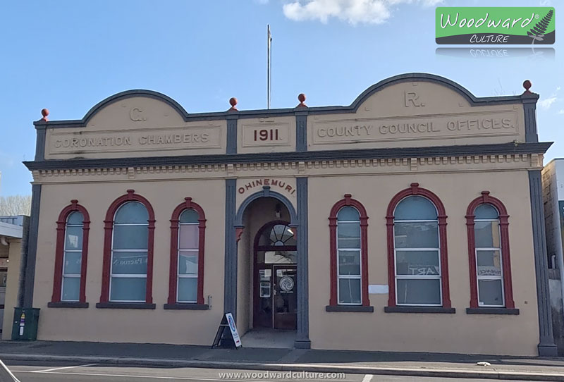 Coronation Chambers - County Council Offices - Paeroa New Zealand - 1911 Building