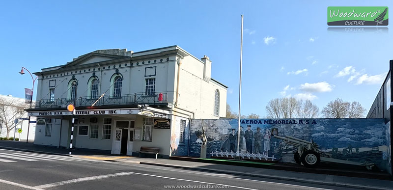 Paeroa RSA Citizens' Club New Zealand and Paeroa Memorial - NZ Travel