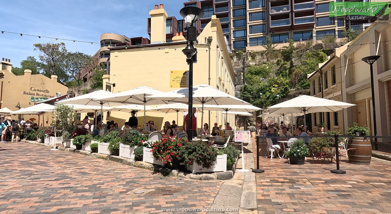 Corner Restaurant at The Rocks, Sydney Australia - Woodward Culture