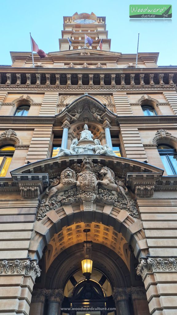 General Post Office Clock Tower and Entrance Martin Place Sydney Australia - Woodward Culture