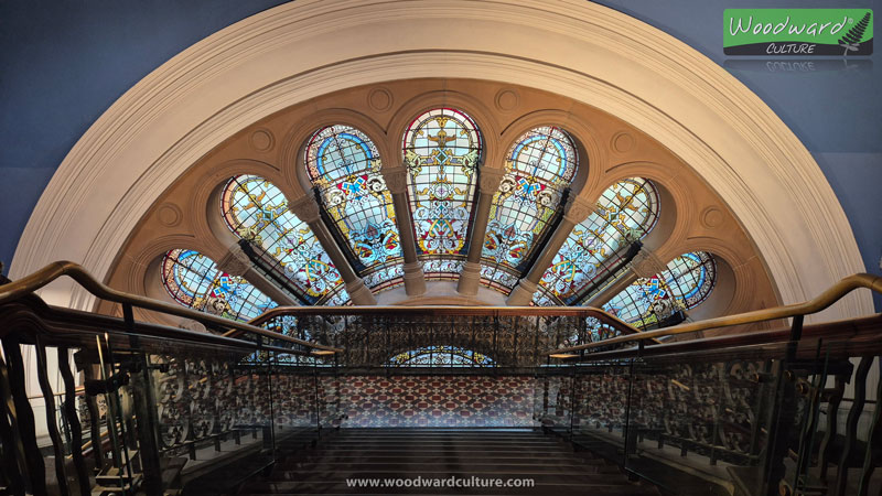 Beautiful Stained Glass Windows at Queen Victoria Building Sydney, Australia - Woodward Culture