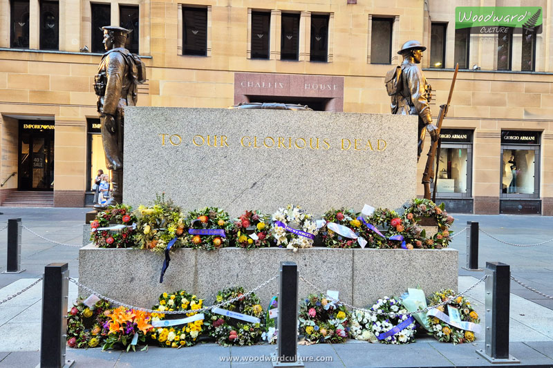 Sydney Cenotaph at Martin Place - To our Glorious Dead - Australia - Woodward Culture