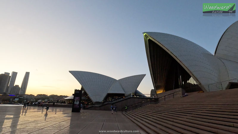 Behind the Sydney Opera House at Dusk, Australia - Woodward Culture